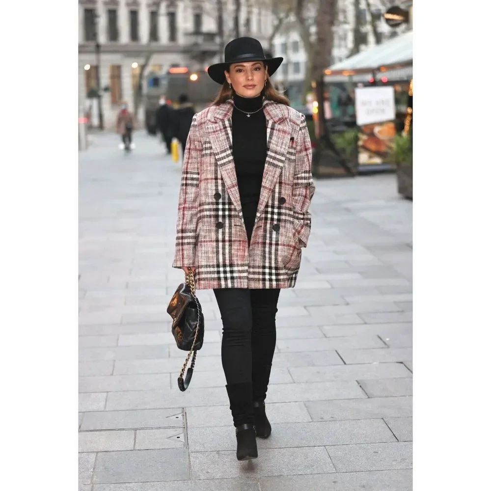 Free People Checked Plaid Woven Jacket $198
